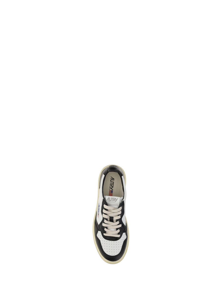 Sneakers Low 01 White-Black White/black Trainers