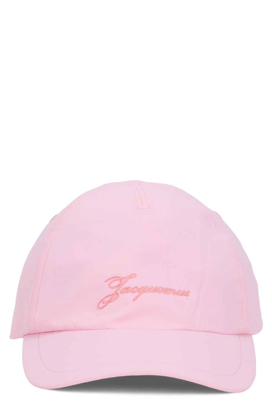 Cap Embroidered Logo Pink Polyester Hat