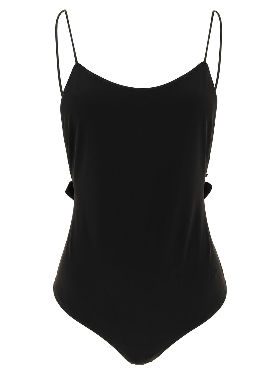 Jacquemus Le Maillot Cabana One-Piece Swimsuit — Black