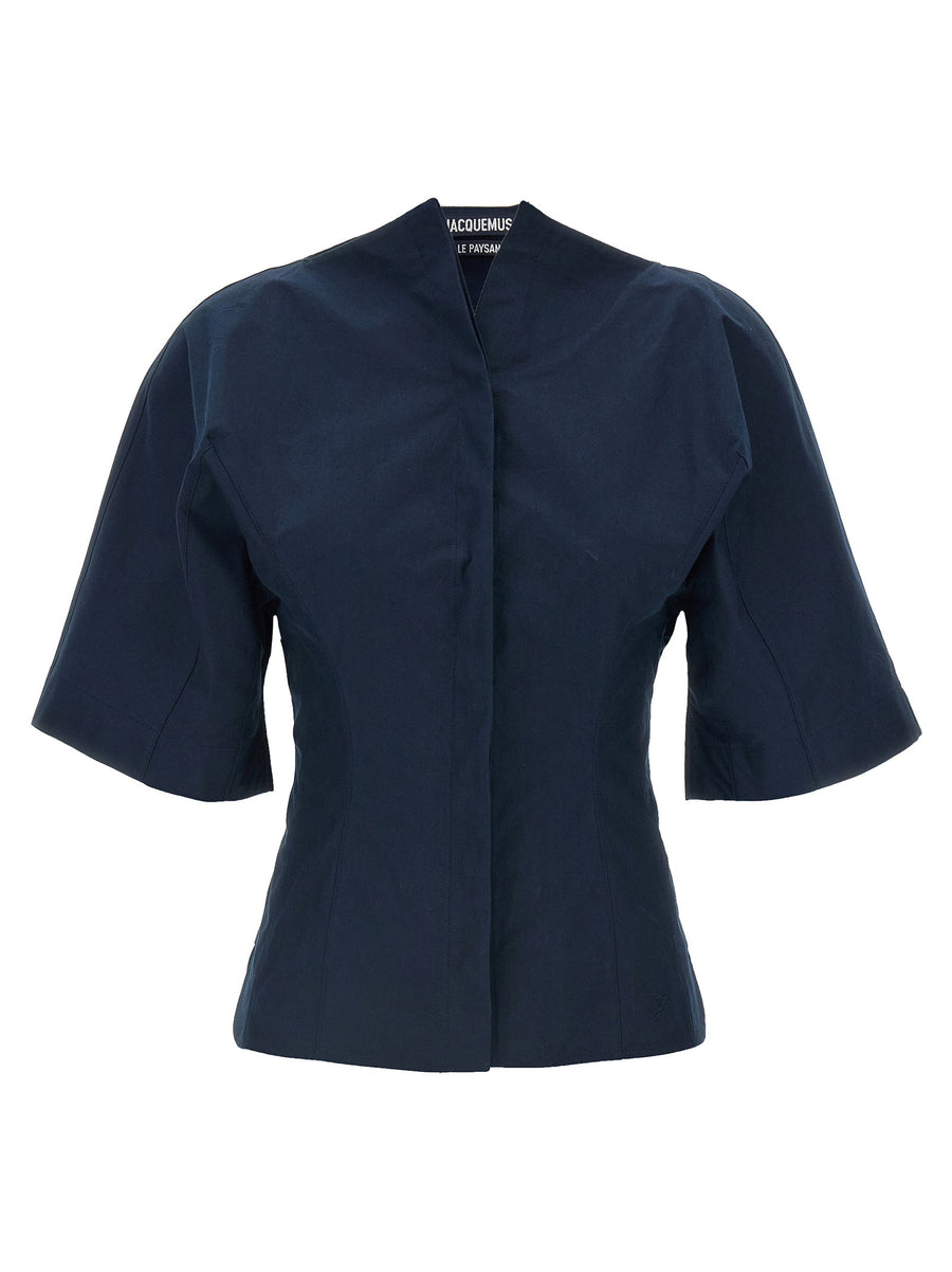 Jacquemus La Chemise Moisson Shirt — Navy