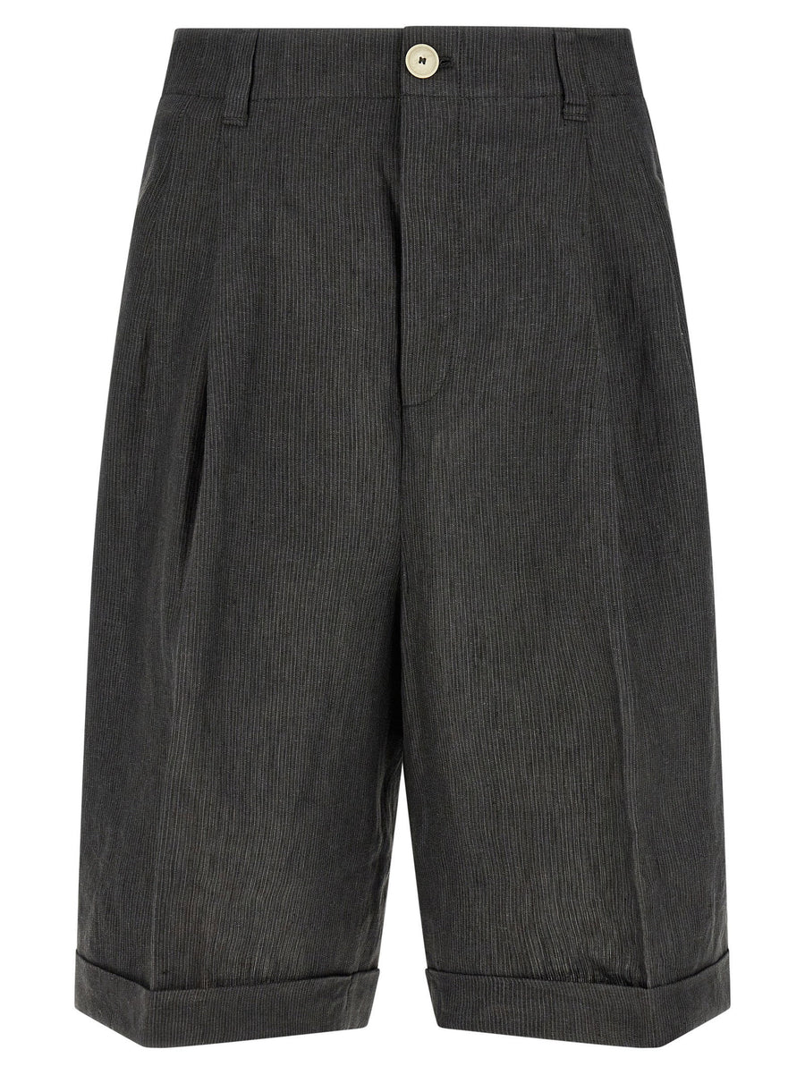 Jacquemus Bermuda Shorts — charcoal