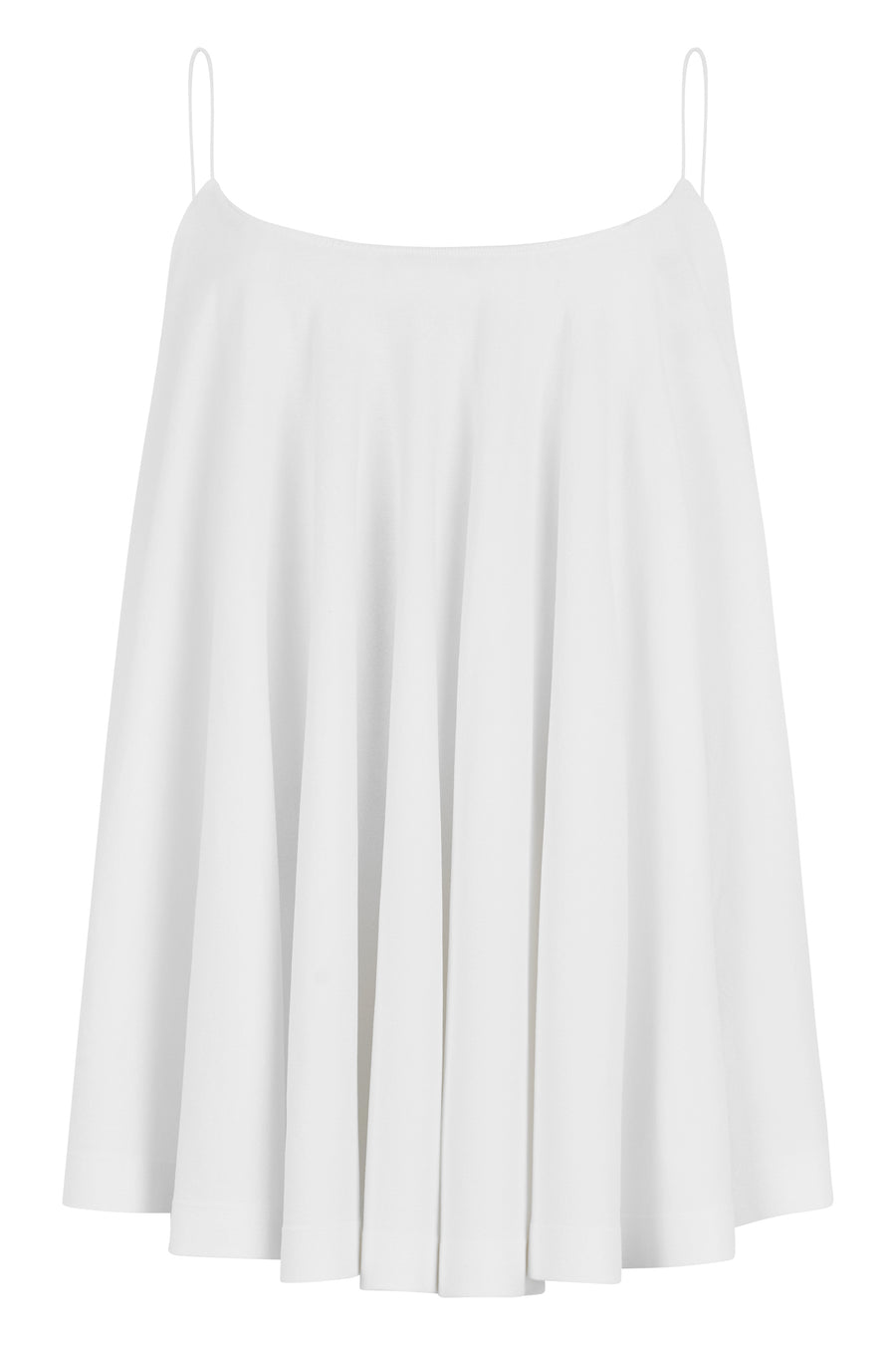 Top Voile, White Viscose Vests & Tank Tops