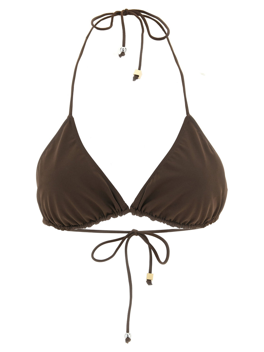 Jacquemus Bikini Top — Brown