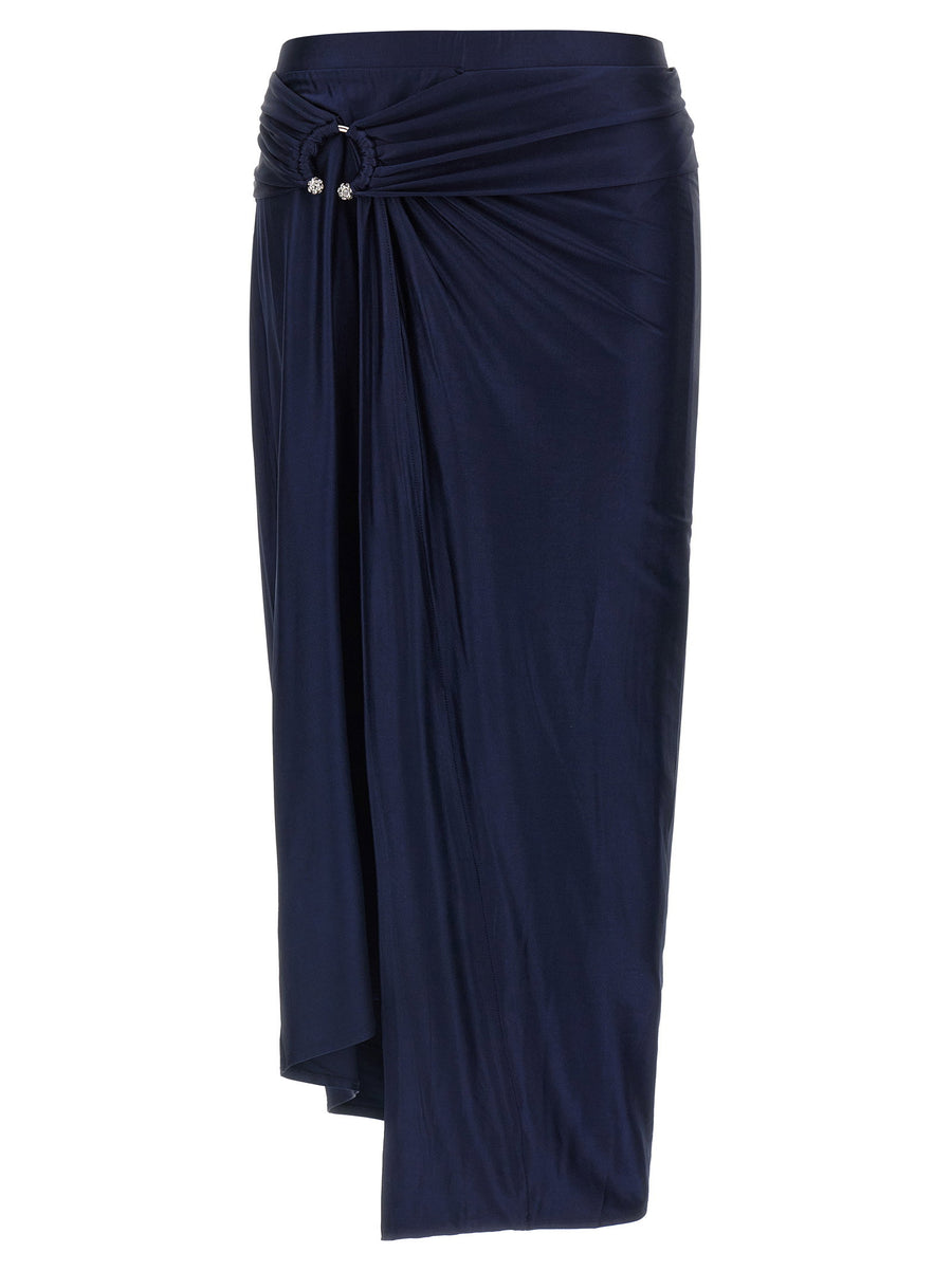 Paco Rabanne Piercing Skirt — Navy