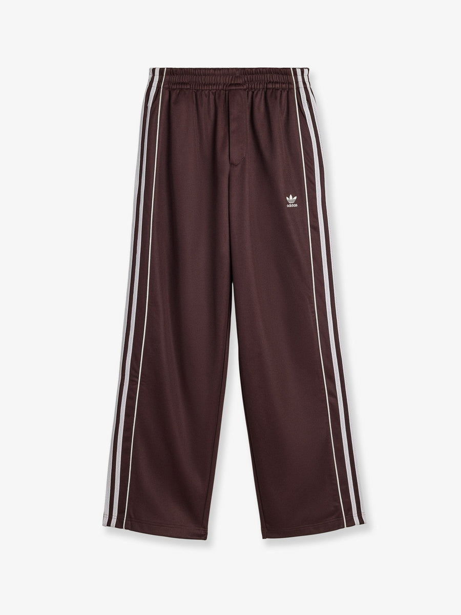 Recycled Track Trousers Brown Polyester