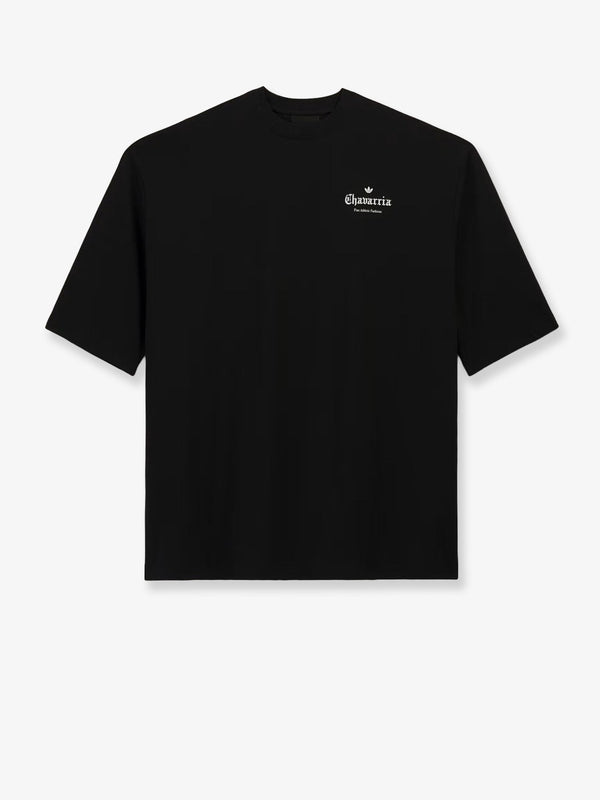 T-Shirt Wc Logo Black Cotton T-shirts