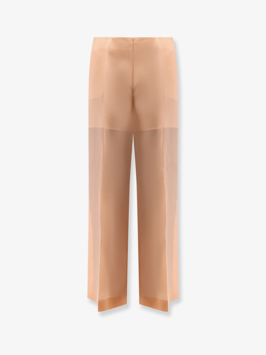 Trousers Silk Orange