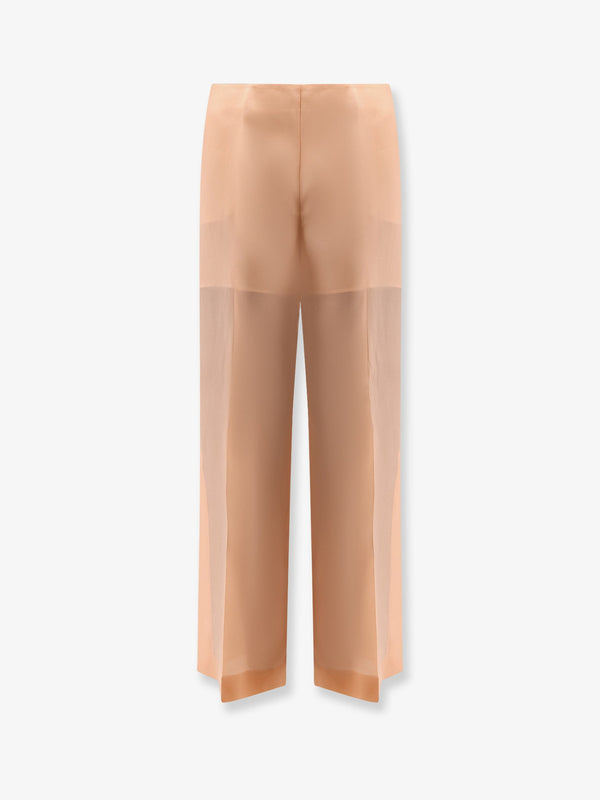 Trousers Silk Orange
