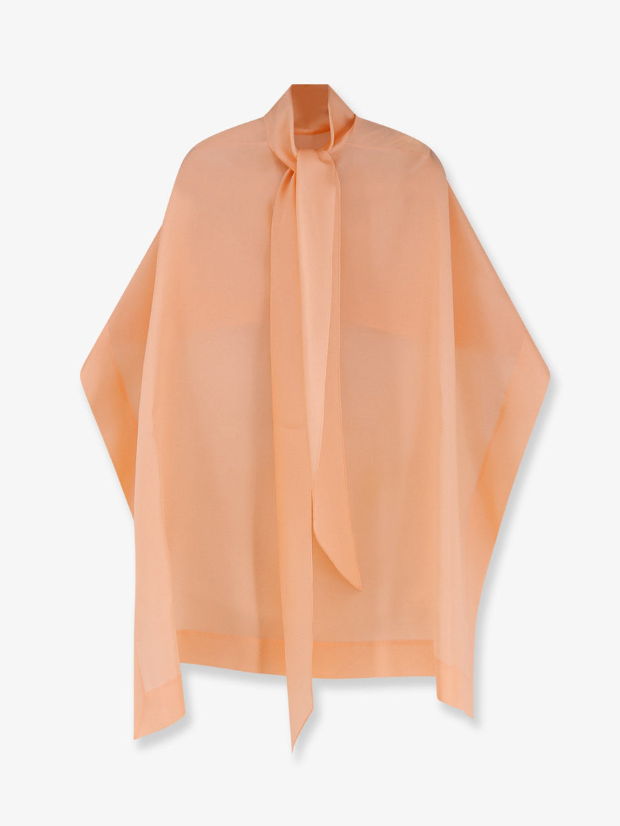 Cape Pink Silk Jacket