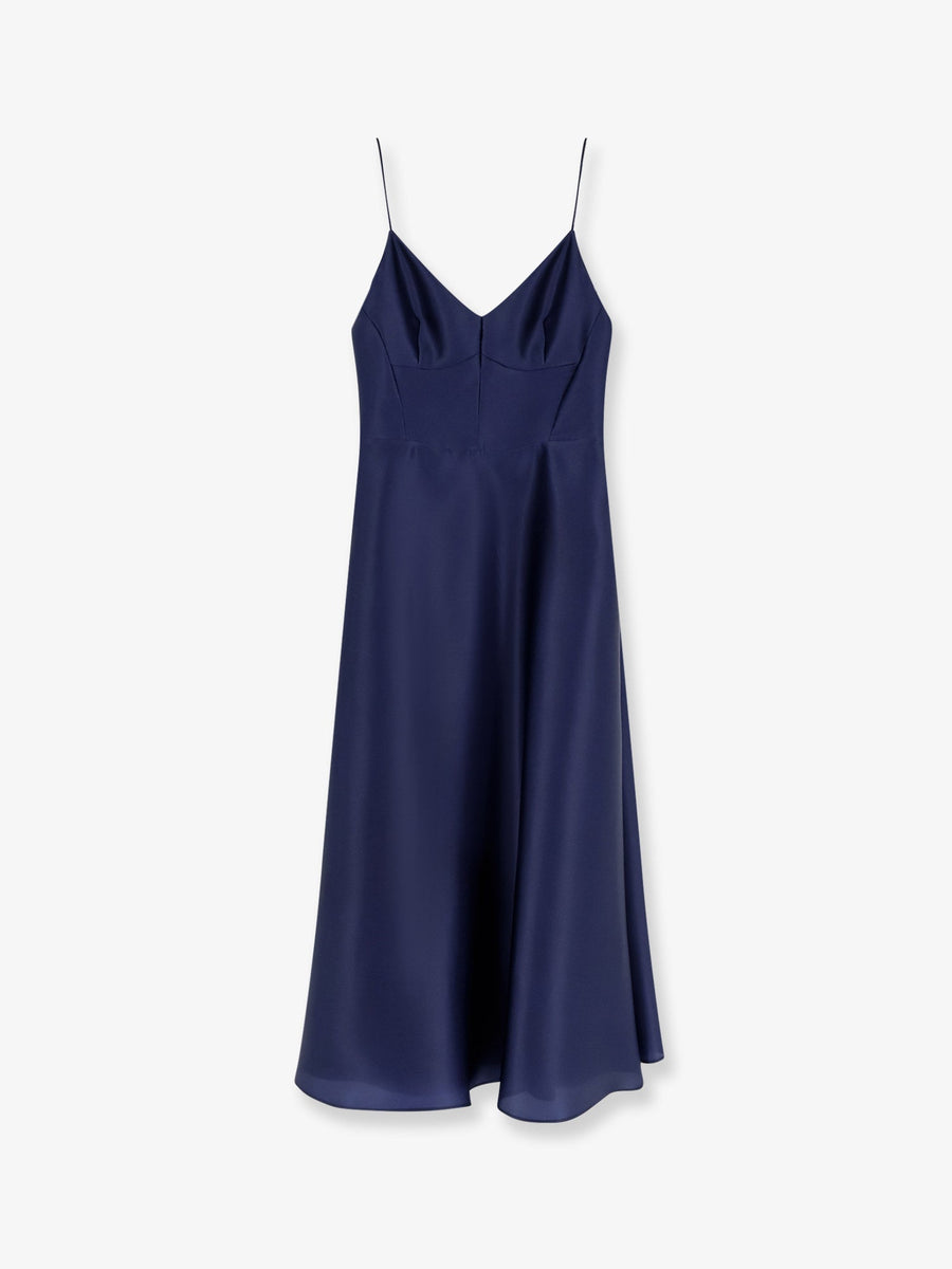 Dress Silk Blue