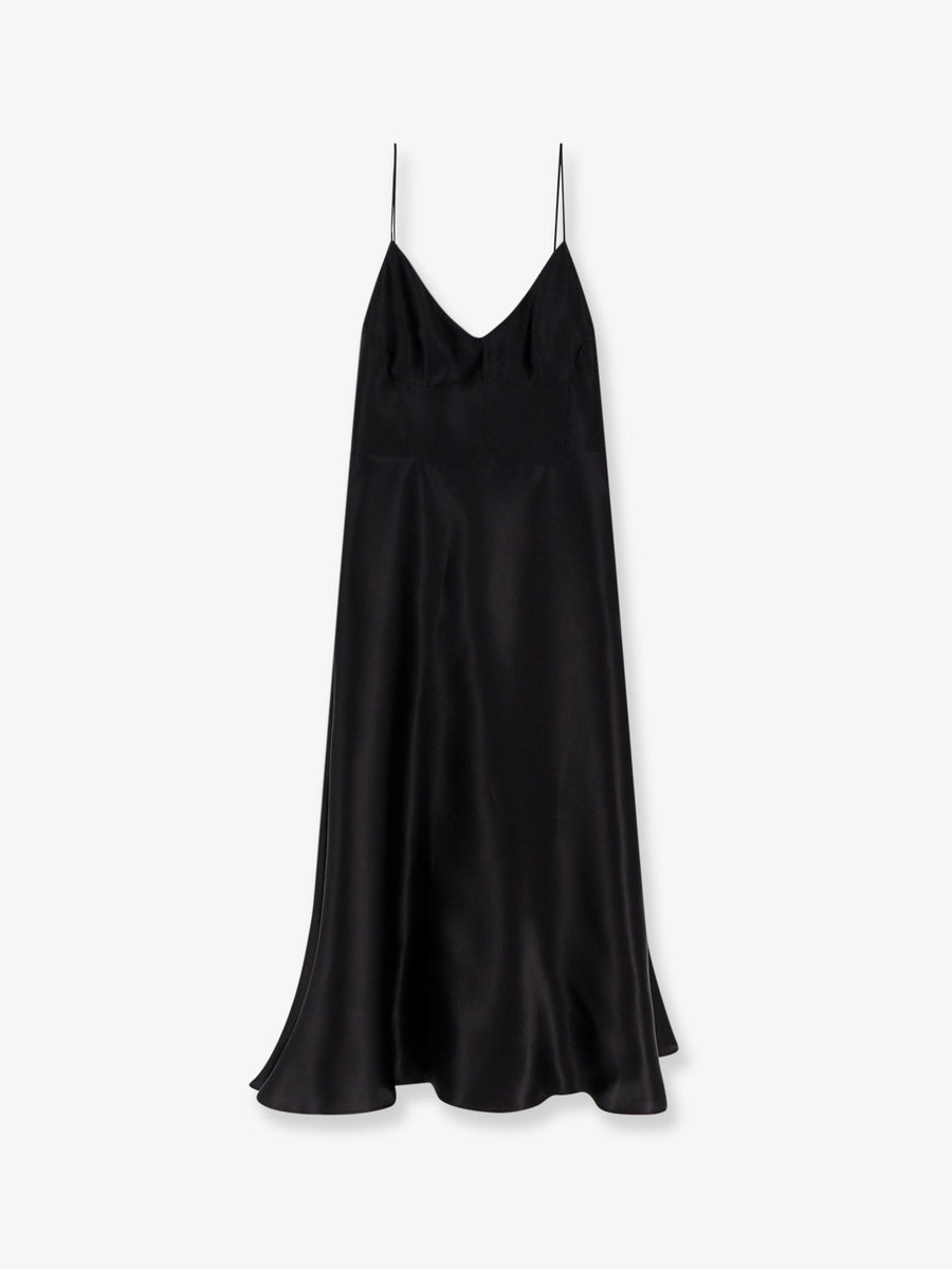 Silk Dress Black