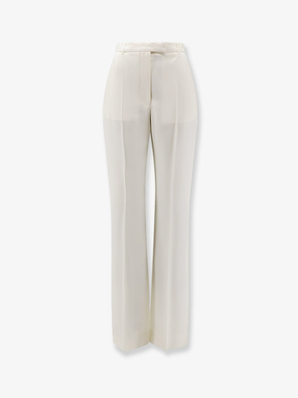 Trousers Wool White