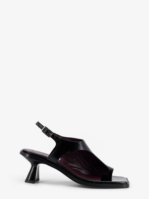 Leather Sandals Black