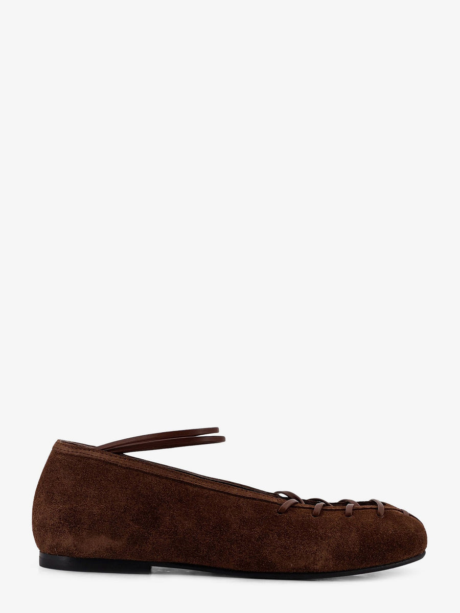 Bumi Suede Ballerinas Brown Ballerina Shoes