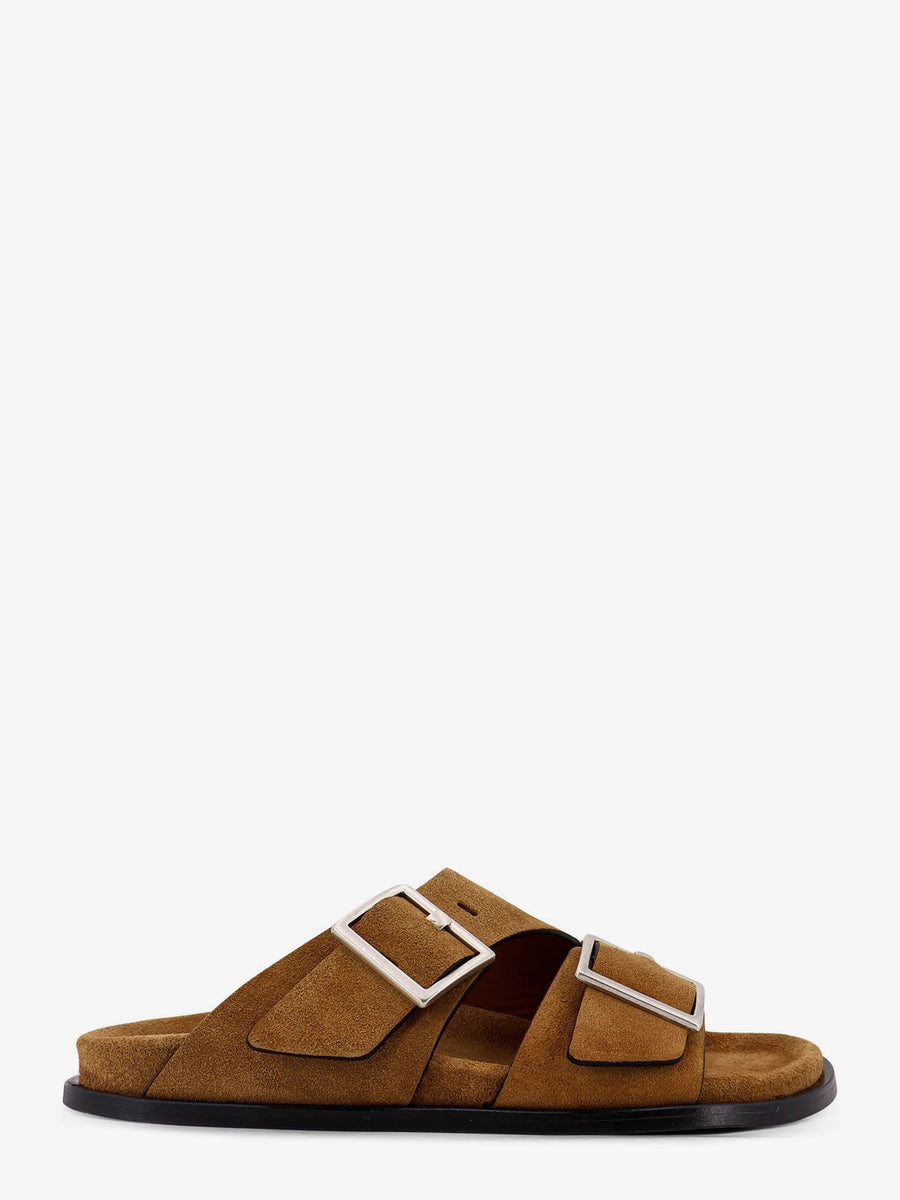 Alba Suede Sandals Brown