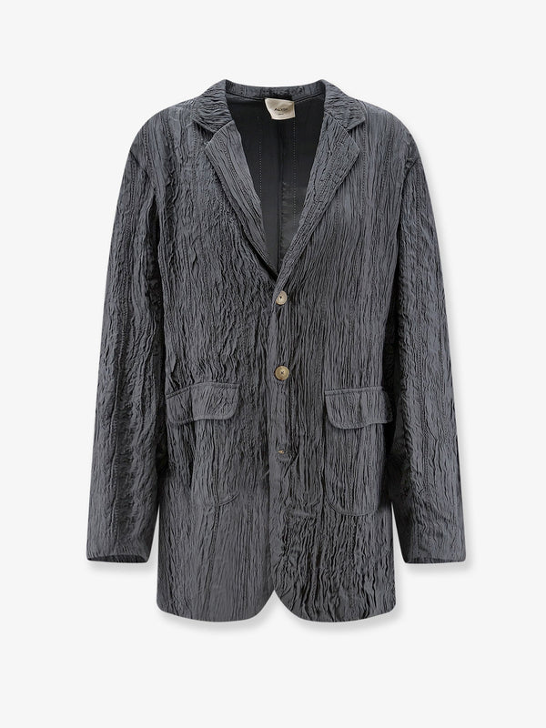 Blazer Wrinkled Grey Viscose Blazers