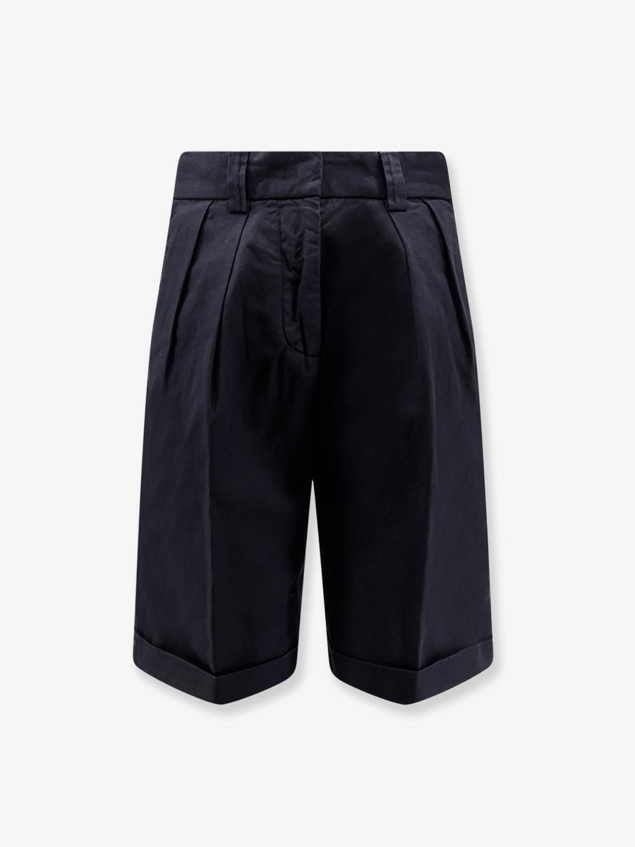 Shorts Cotton-Linen Blue