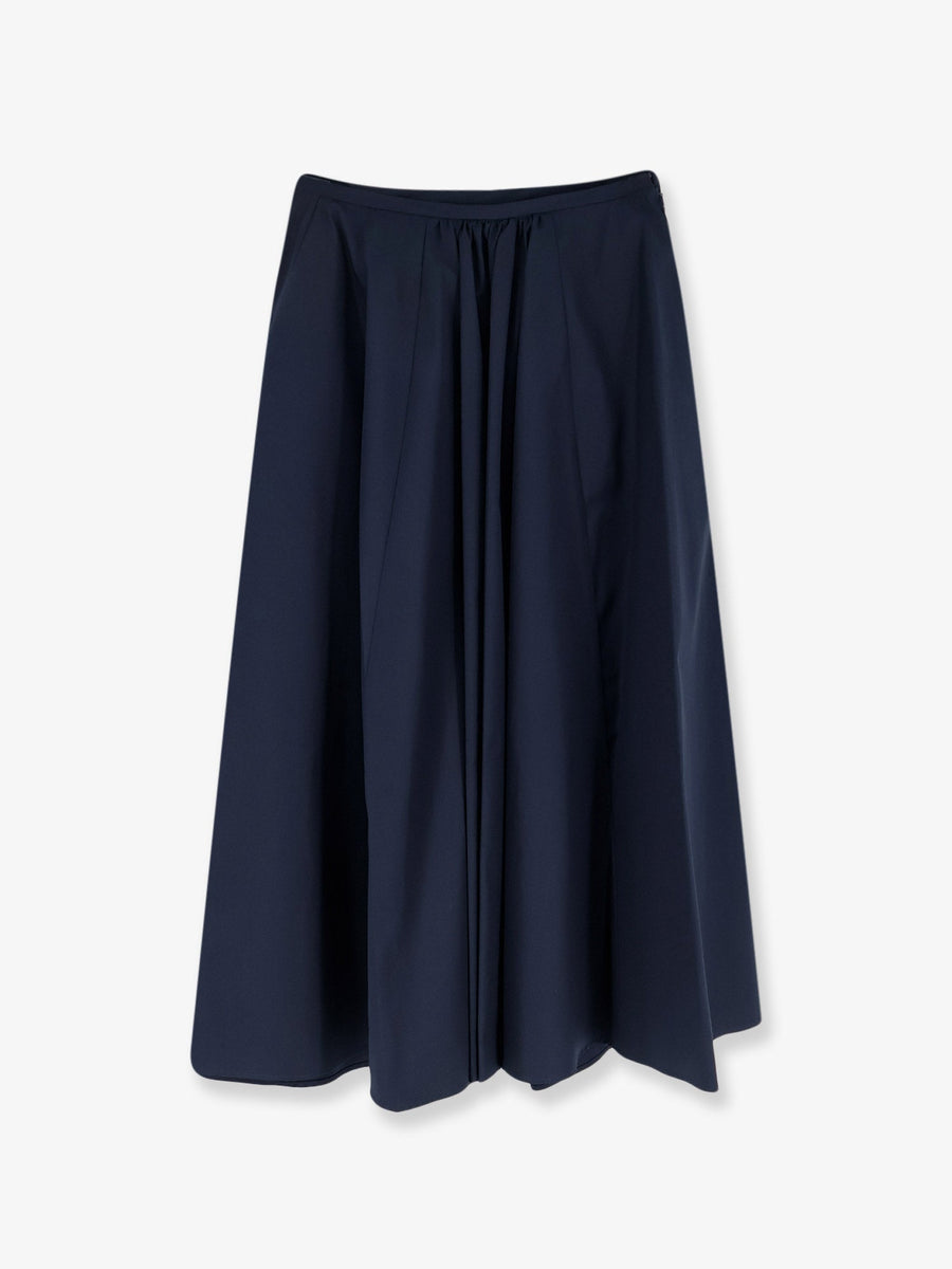 Skirt Long Cotton Blue