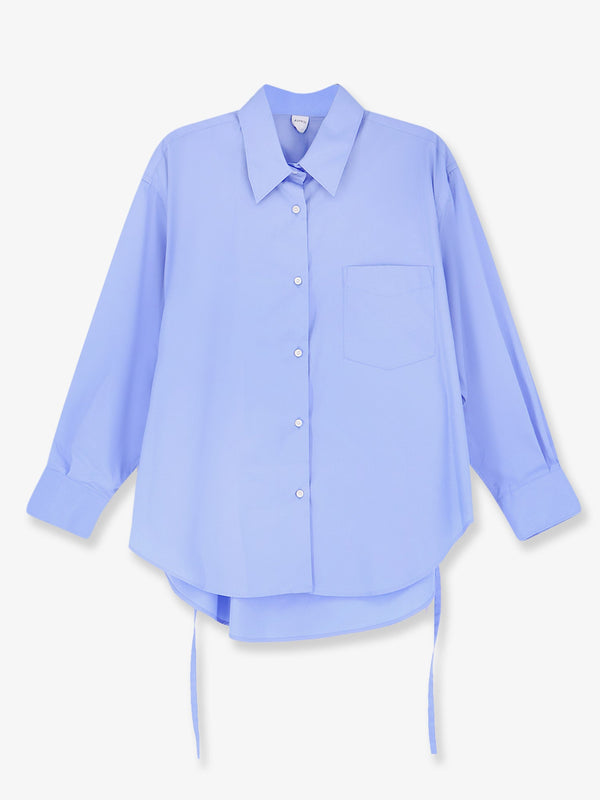 Cotton Overshirt Blue Shirt