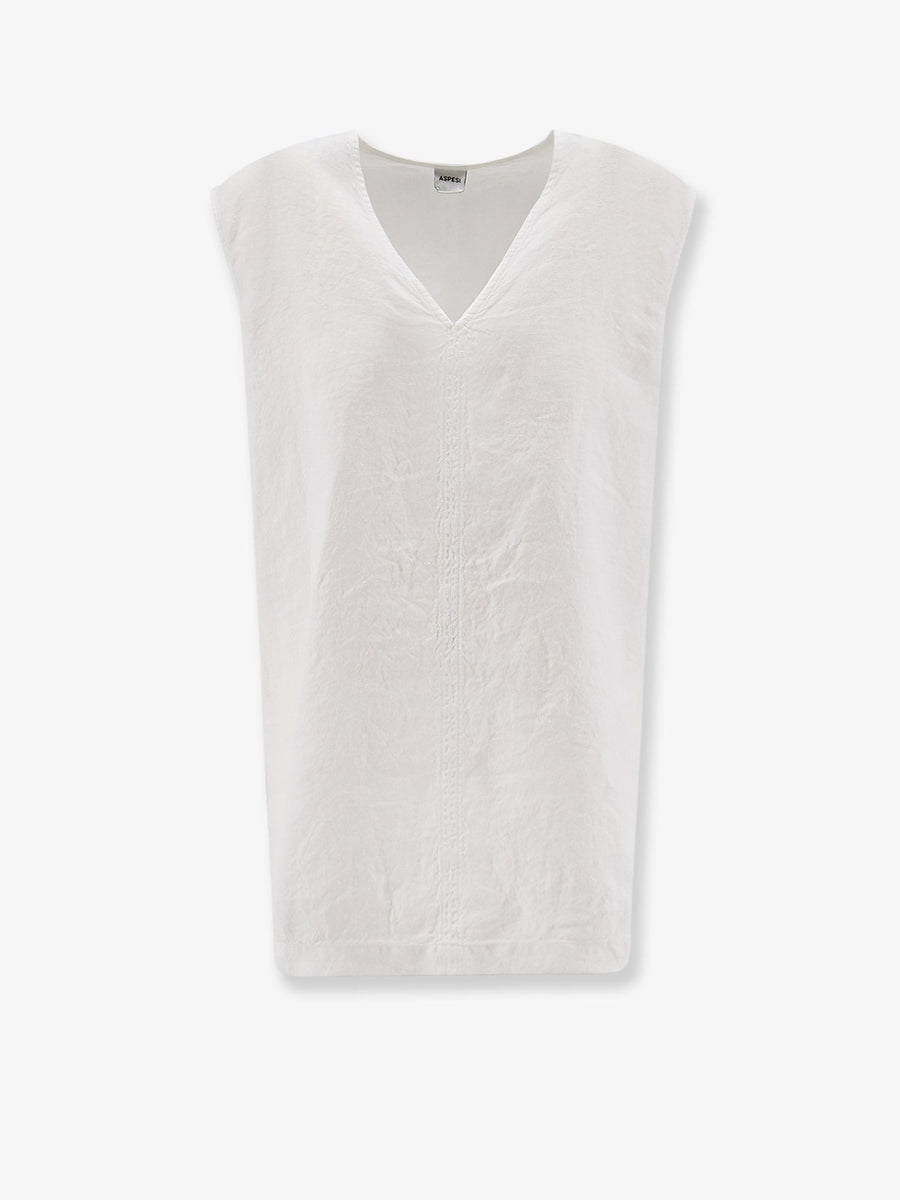 Linen Top Vissuto White T-shirts & Jerseys