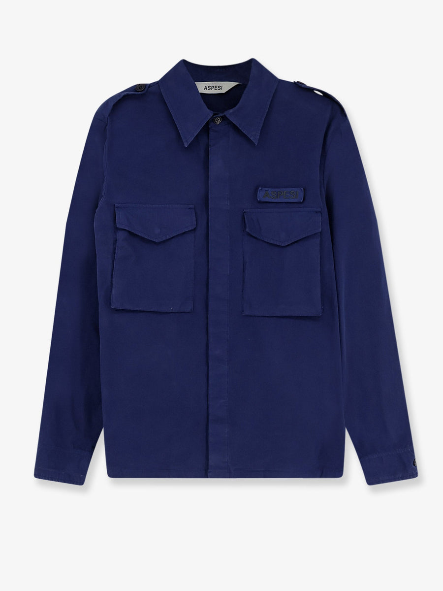 Shirt Lived Fabric Blue Cotton
