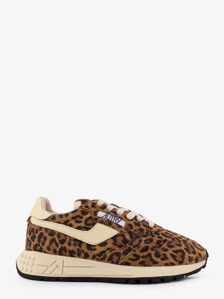 Reelwind Low Animal Print Suede Sneakers Trainers