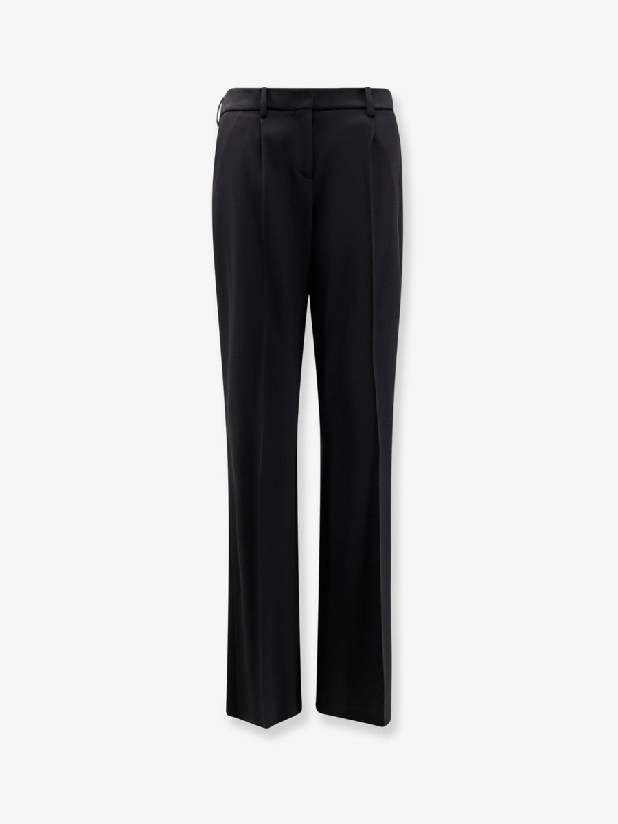 Trousers Slim Tailored Wool Black