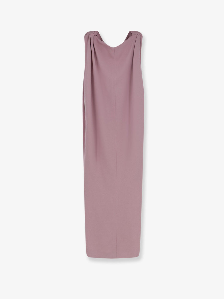 Dress Midi Sack Pink Silk