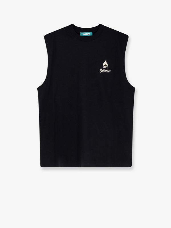 Cotton Tank Top Black T-shirts