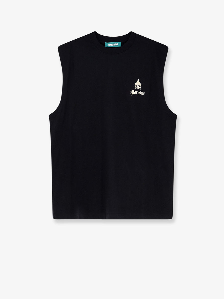 Cotton Tank Top Black T-shirts