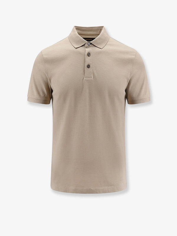 Polo Shirt Perry Beige Cotton