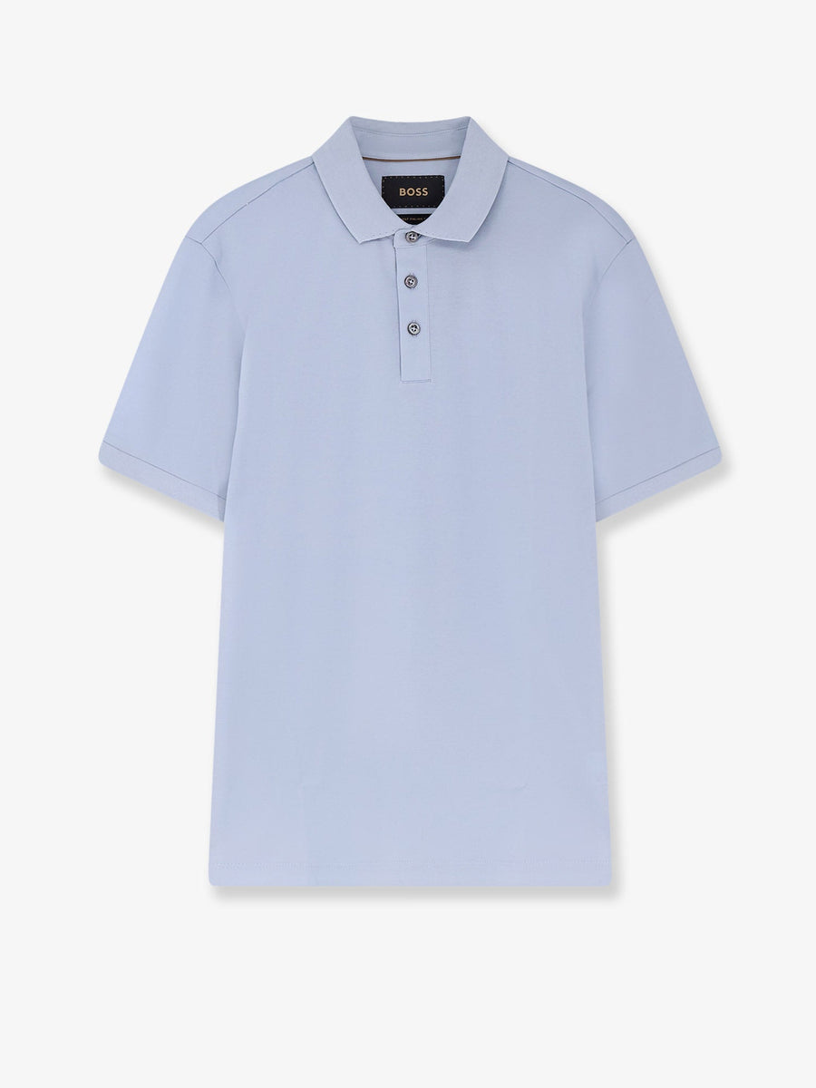 Cotton Polo Shirt Blue