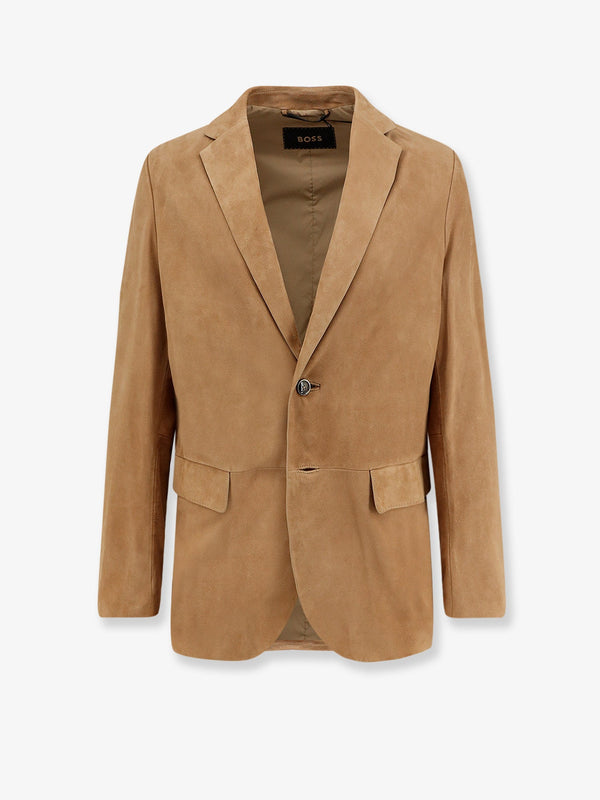 Blazer Mazer Suede Beige Jacket