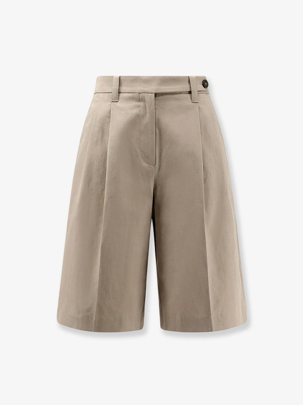 Shorts Beige Cotton