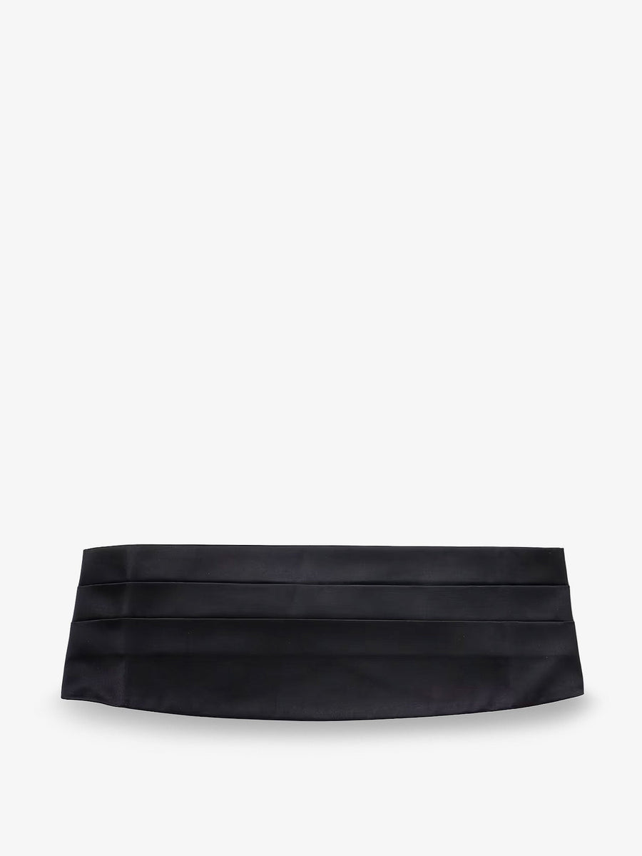 Cummerbund Cotton-Silk Black Belt