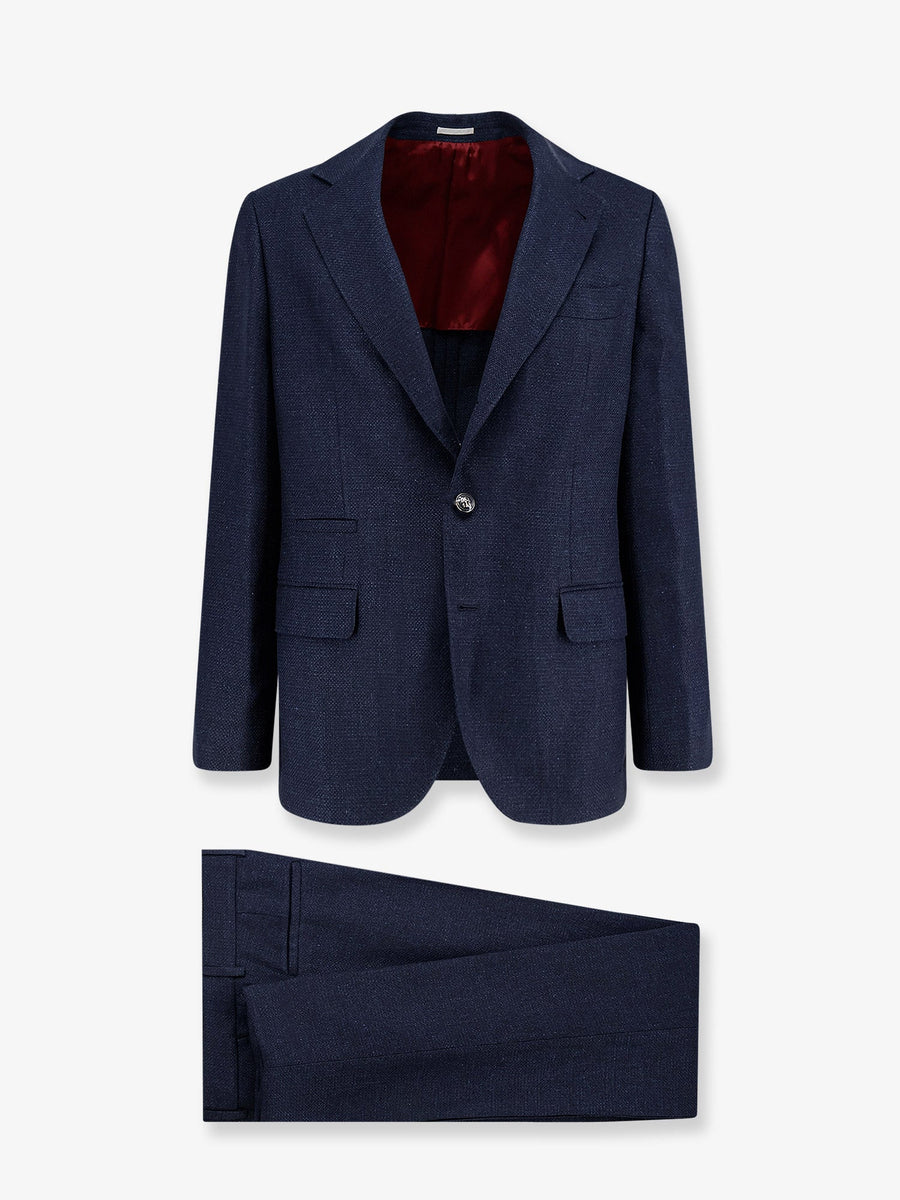 Suit Blue Silk Suits