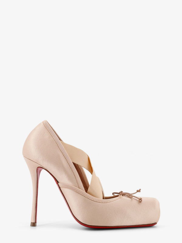 Cassia Nodo Satin Pumps Pink