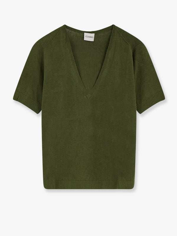 Sweater Linen-Blend Green