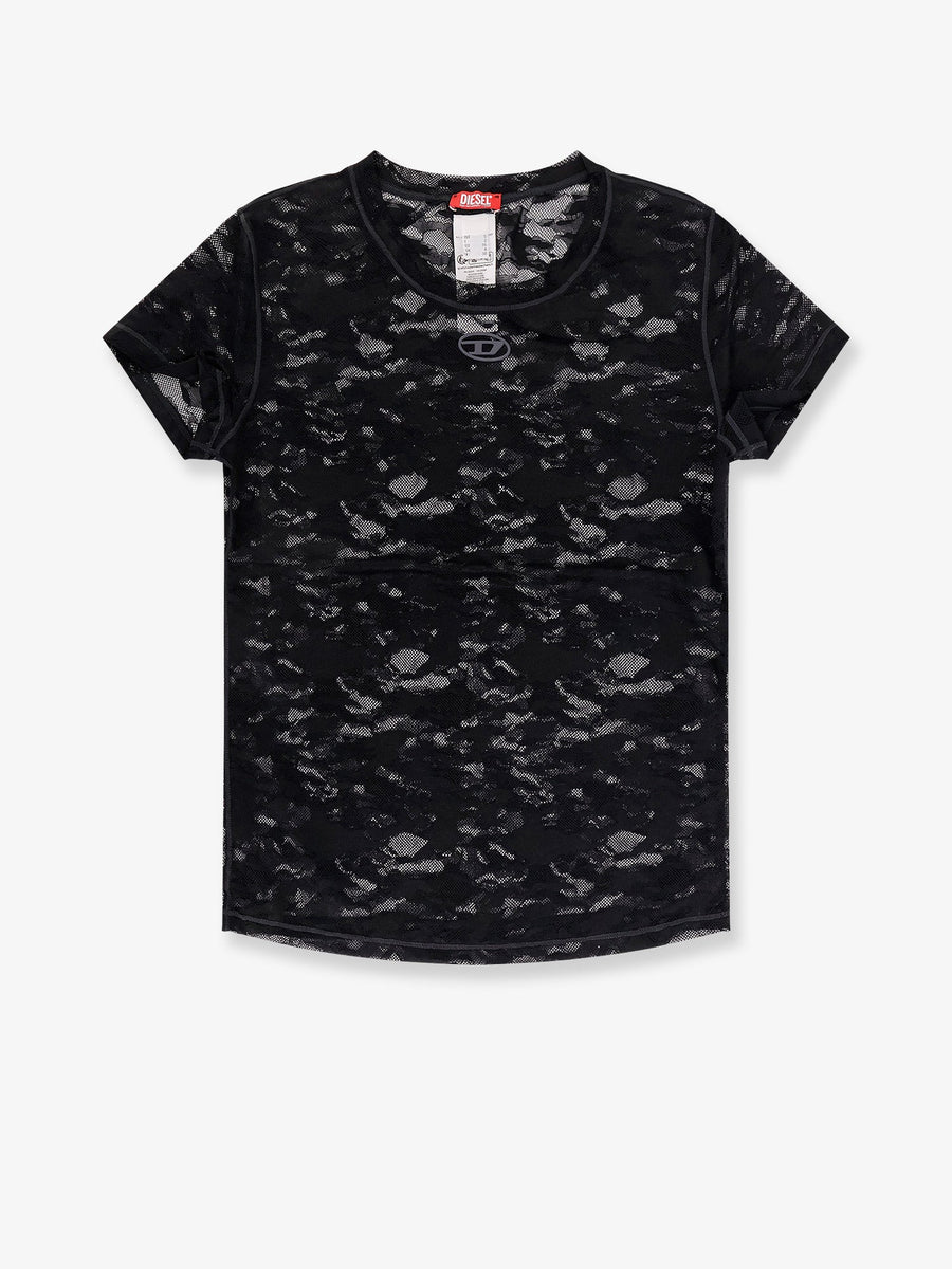 Lace T-Shirt Kasia-Utlt Black Nylon Elastane T-shirts & Jerseys