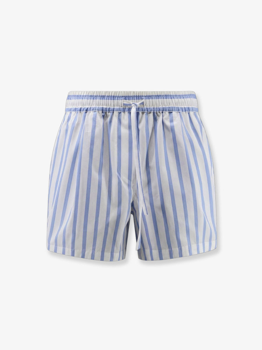 Shorts Cotton-Silk White