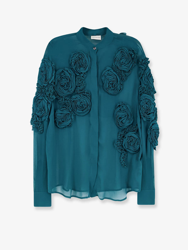 Shirt Chowsa Green Viscose