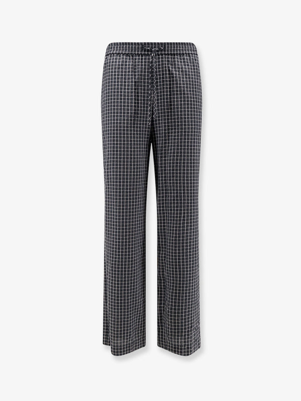 Pyjama Trousers Grey Cotton