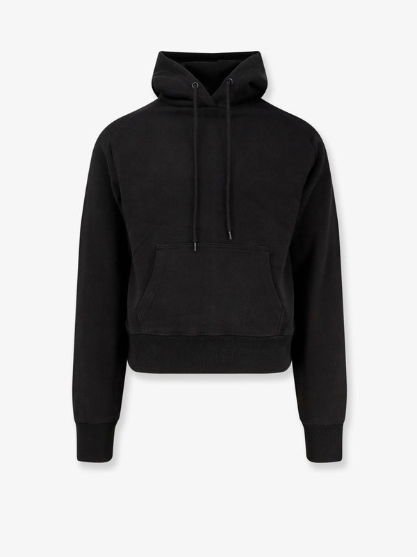 Hooded Cotton Sweatshirt Black Sweatshirts