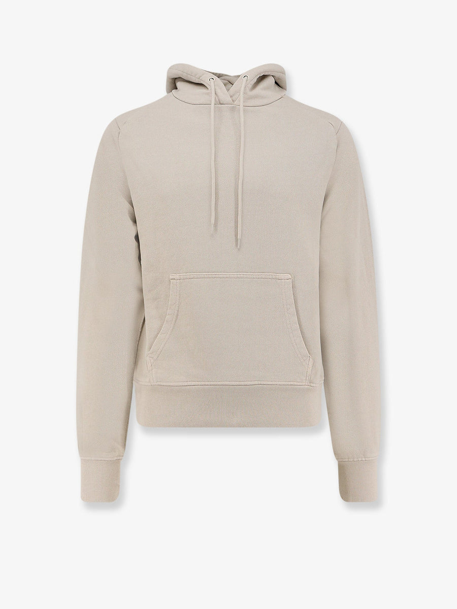 Standard Hood Cotton Sweatshirt Beige Sweatshirts