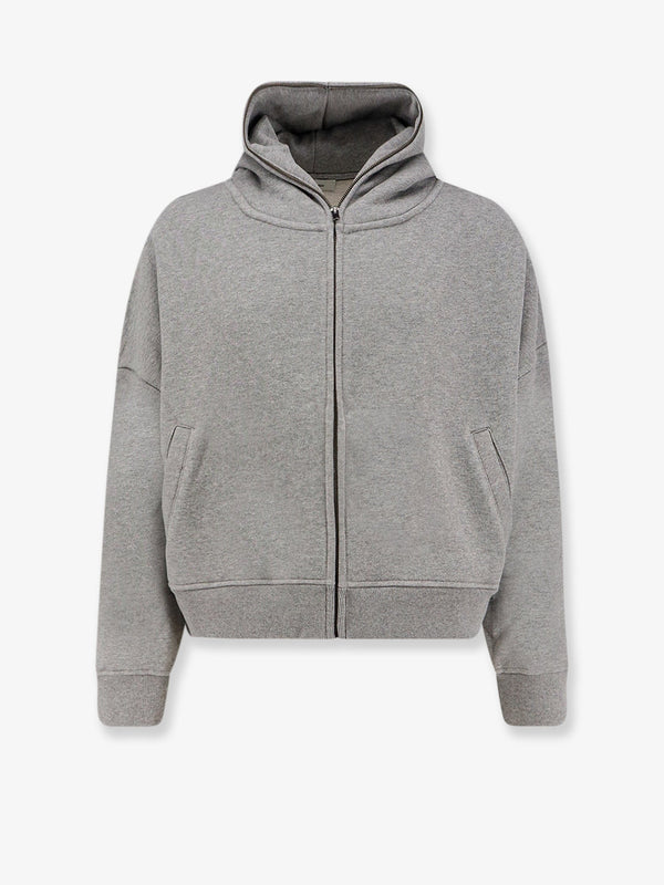 Eternal Zip Cotton Sweatshirt Grey Sweatshirts