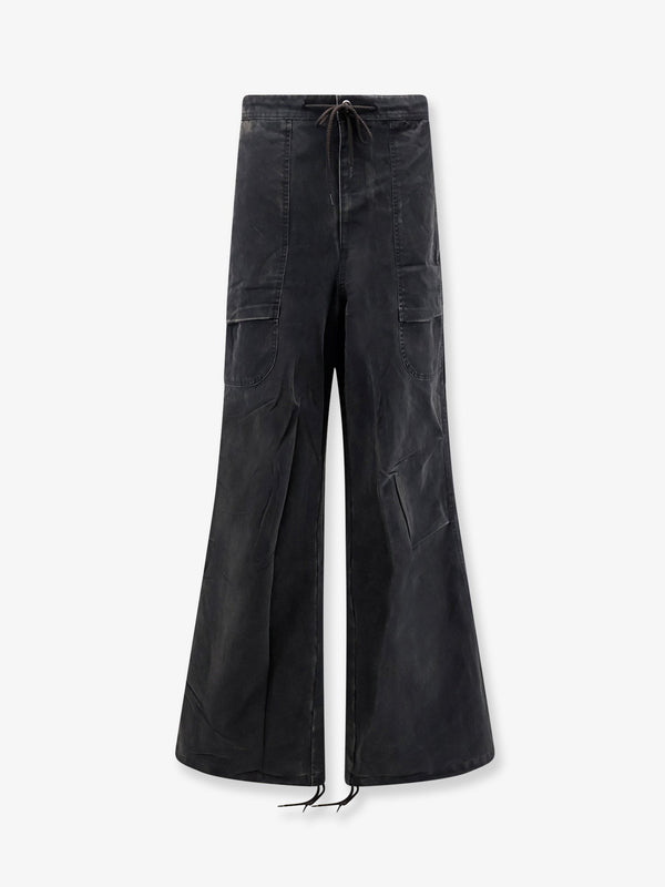 Trousers Barren Cargo Cotton Black