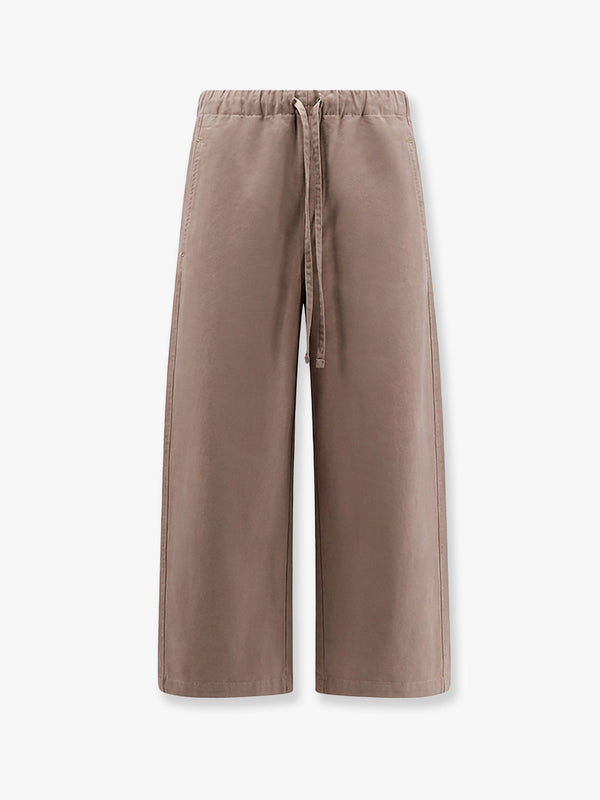 Cotton Trousers Brown