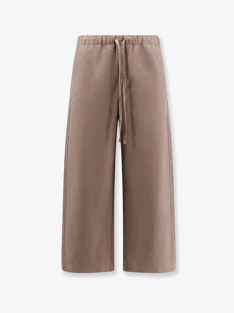 Cotton Trousers Brown