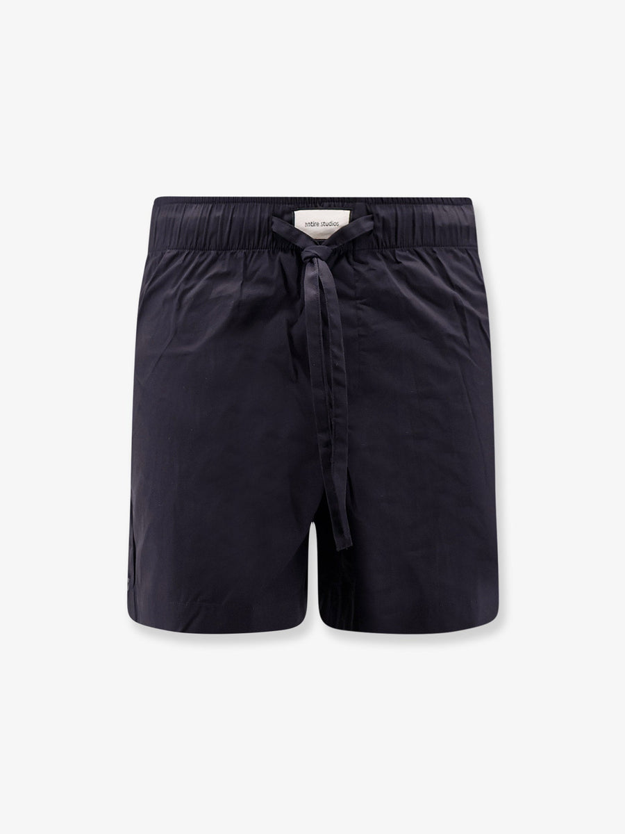 Bermuda Shorts Black Cotton