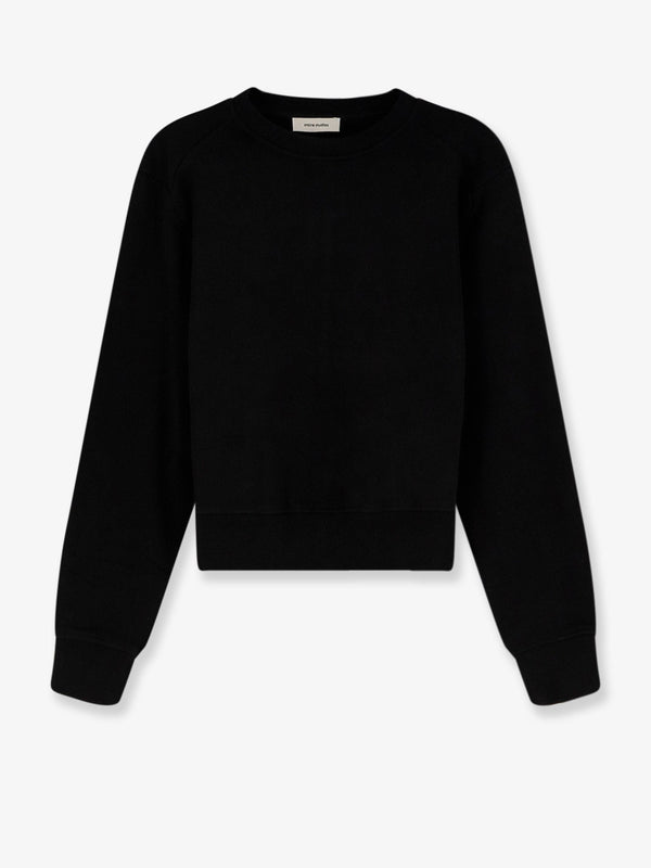Pod Crew Cotton Sweatshirt Black Sweatshirts